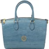 Croc Print Leather Duffle bag