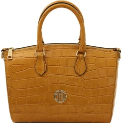 Croc Print Leather Duffle bag