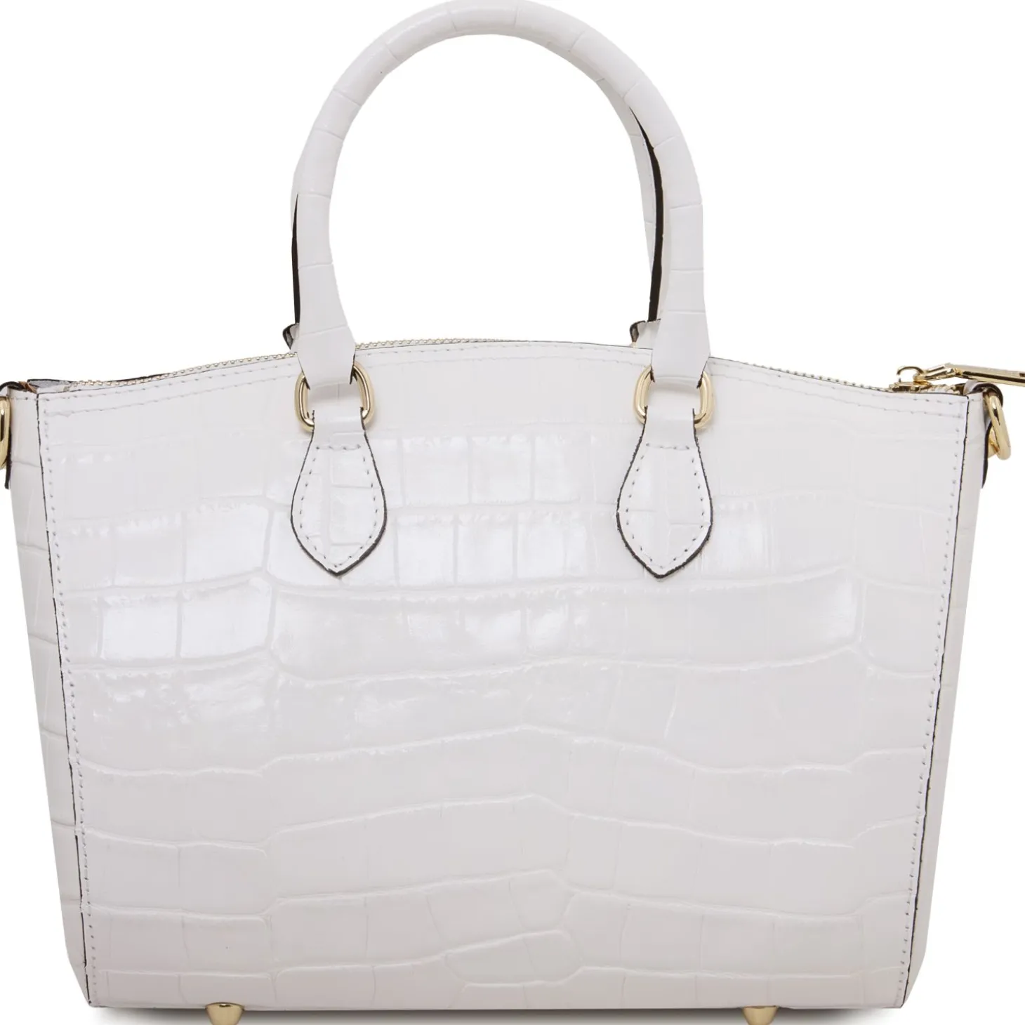 Croc Print Leather Duffle bag