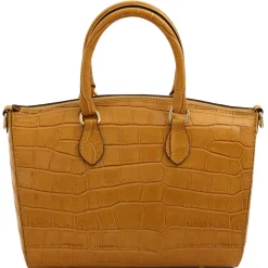 Croc Print Leather Duffle bag