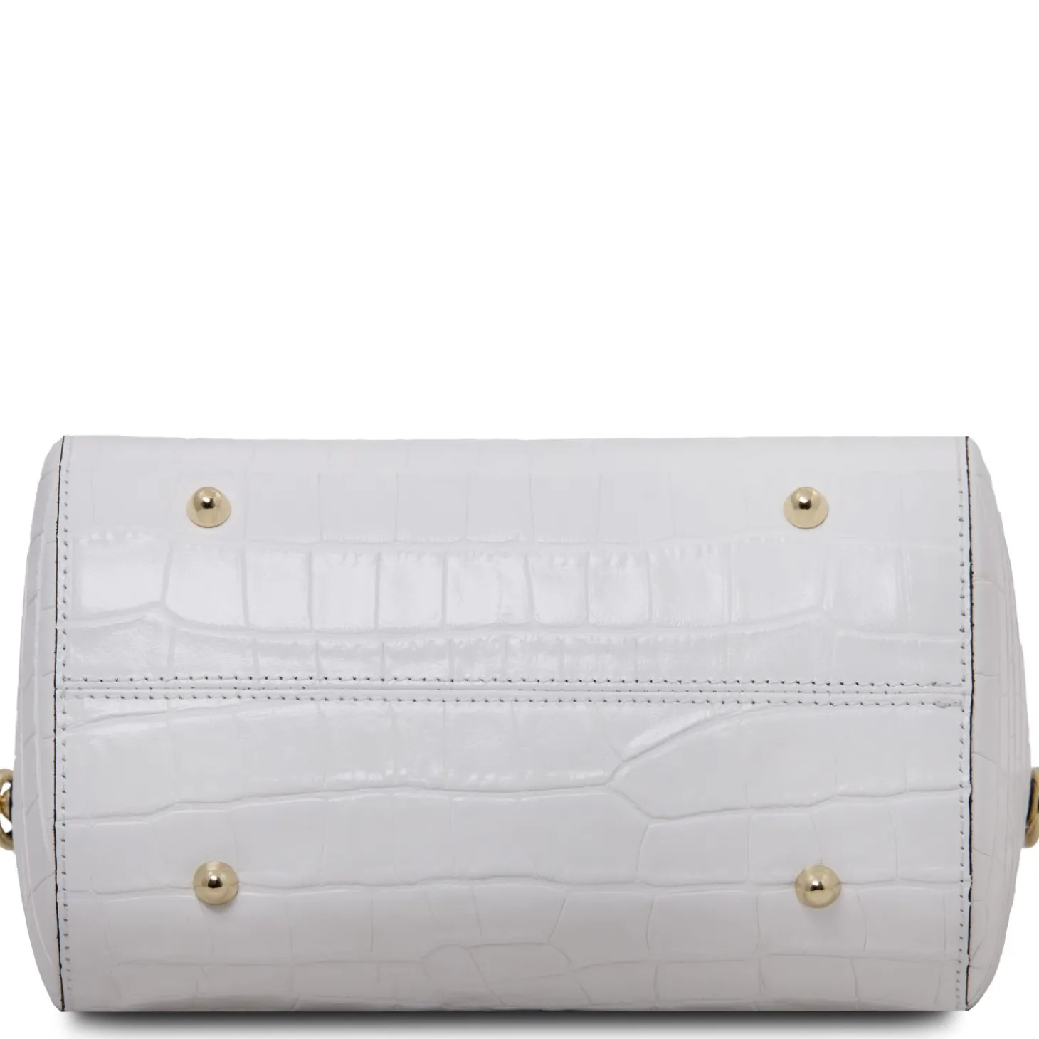 Croc Print Leather Duffle bag