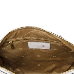 Croc Print Leather Duffle bag
