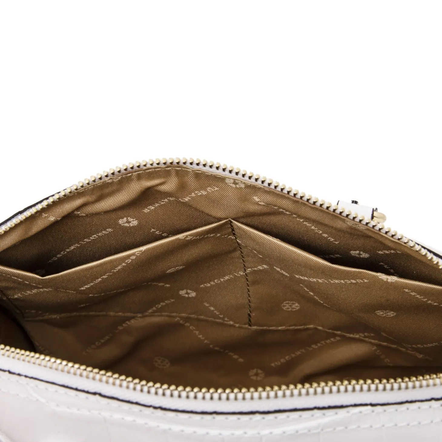 Croc Print Leather Duffle bag