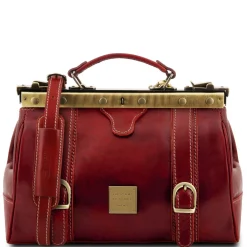Doctor Gladstone Leather bag With Front Straps