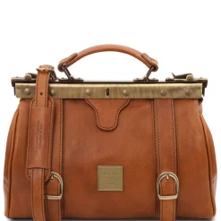 Doctor Gladstone Leather bag With Front Straps