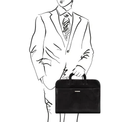 Document Leather Briefcase
