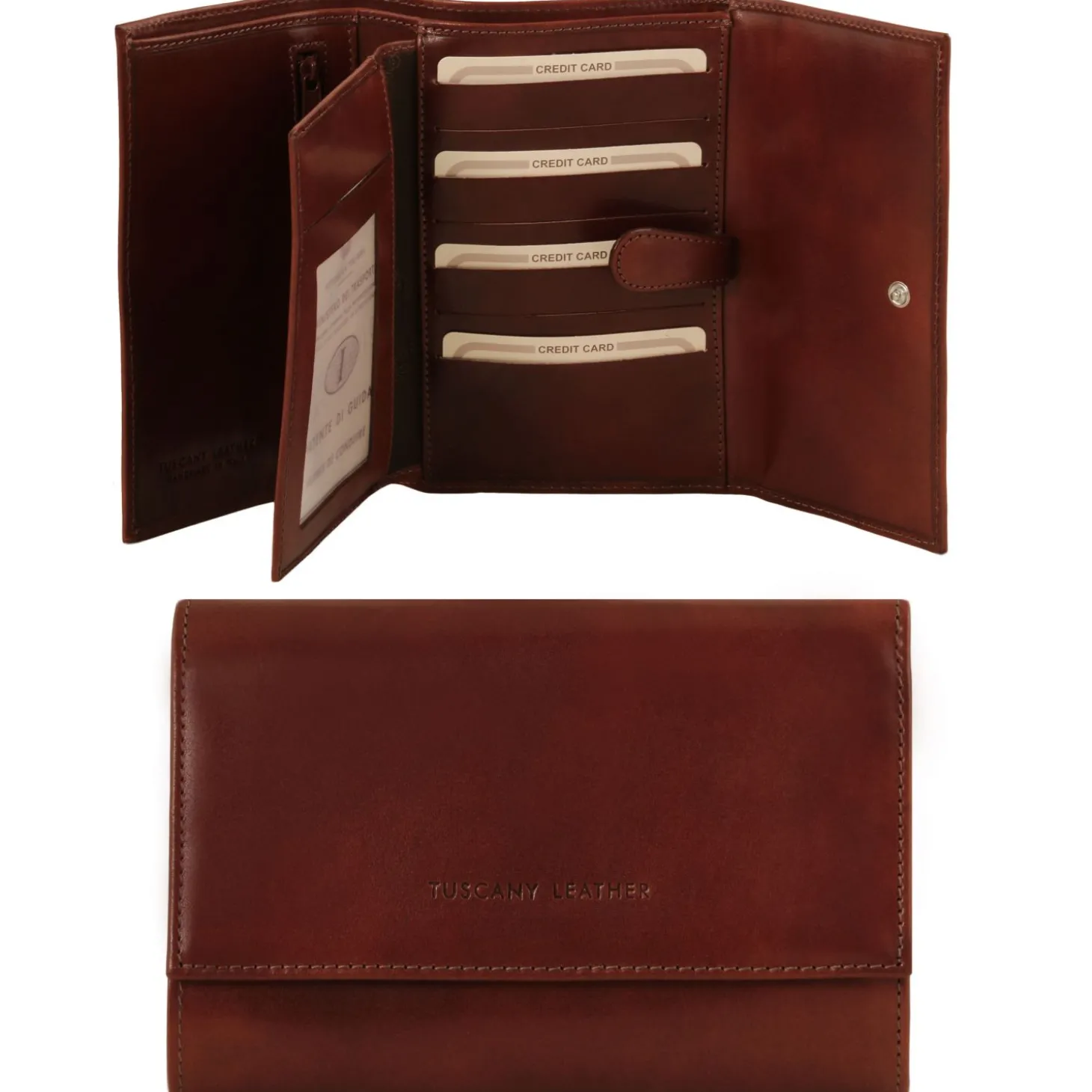 Exclusive 4 Fold Leather Wallet for Women
