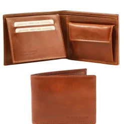 Exclusive 3 Fold Leather Wallet for men With Coin Pocket