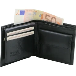 Exclusive 3 Fold Leather Wallet for men With Coin Pocket