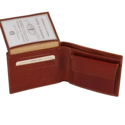 Exclusive 3 Fold Leather Wallet for men With Coin Pocket