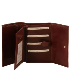 Exclusive 4 Fold Leather Wallet for Women