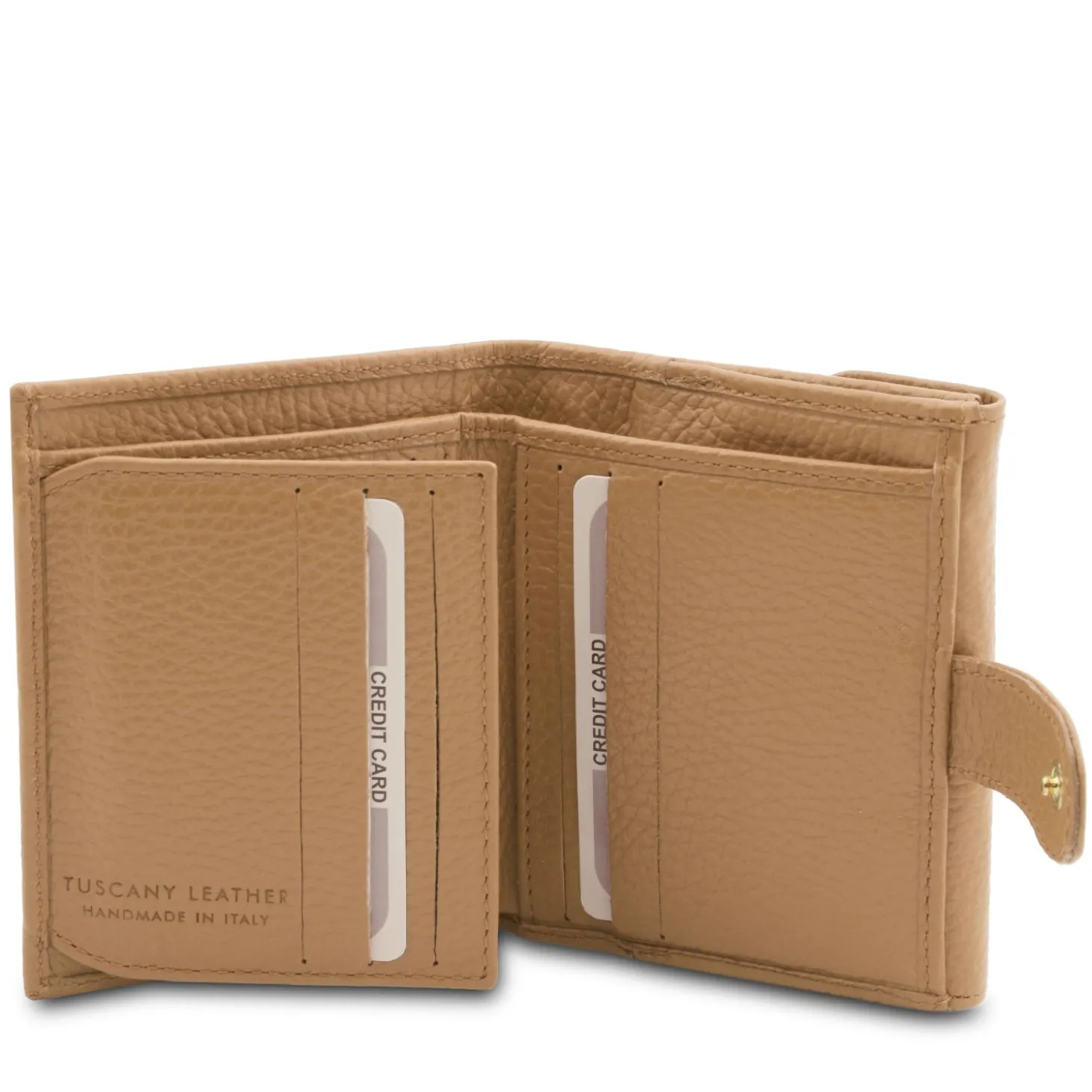 Exclusive 3 Fold Leather Wallet for Women With Coin Pocket