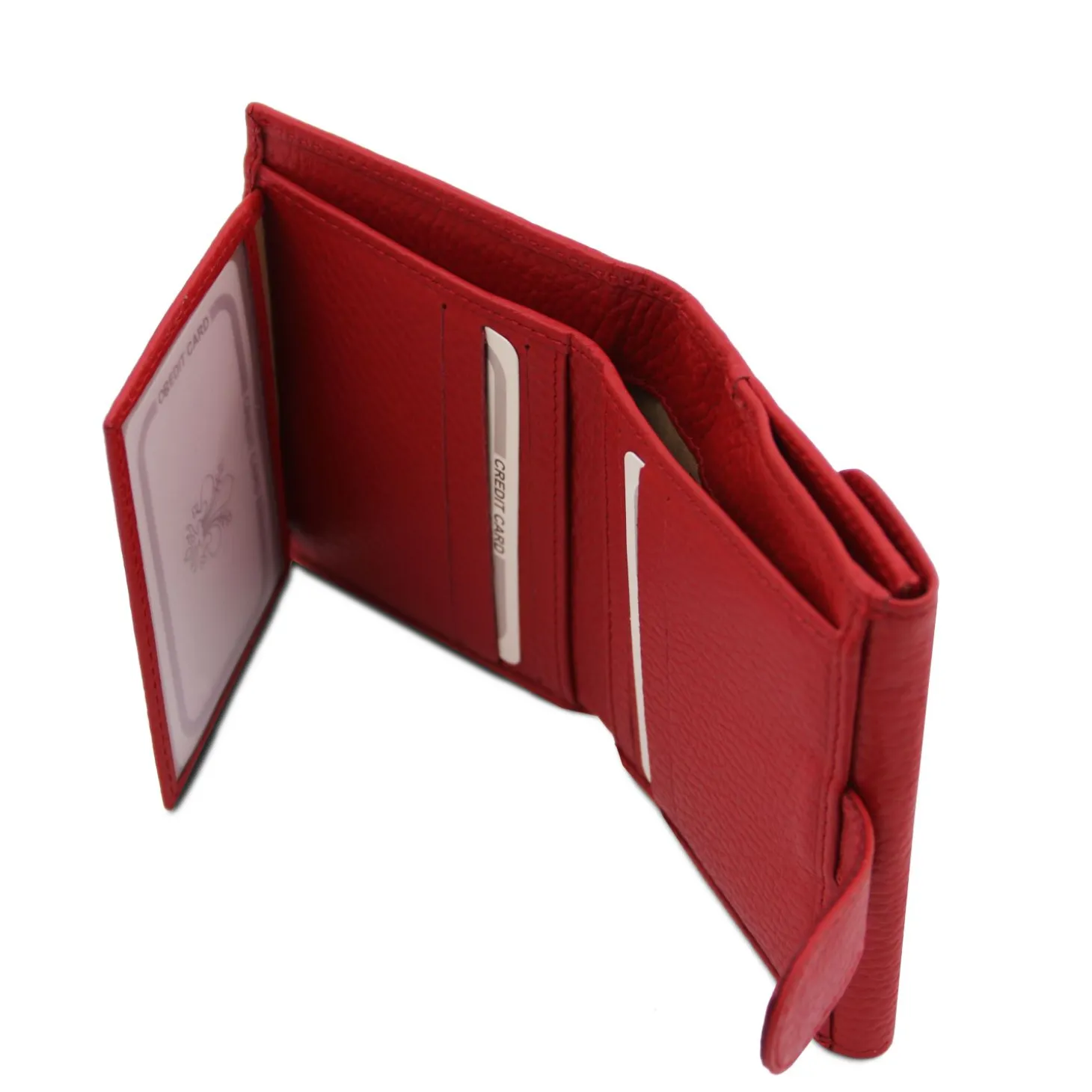 Exclusive 3 Fold Leather Wallet for Women With Coin Pocket