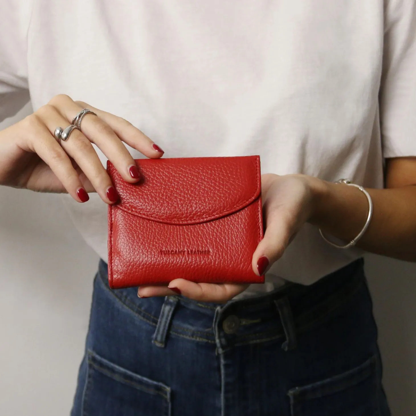 Exclusive 3 Fold Leather Wallet for Women With Coin Pocket