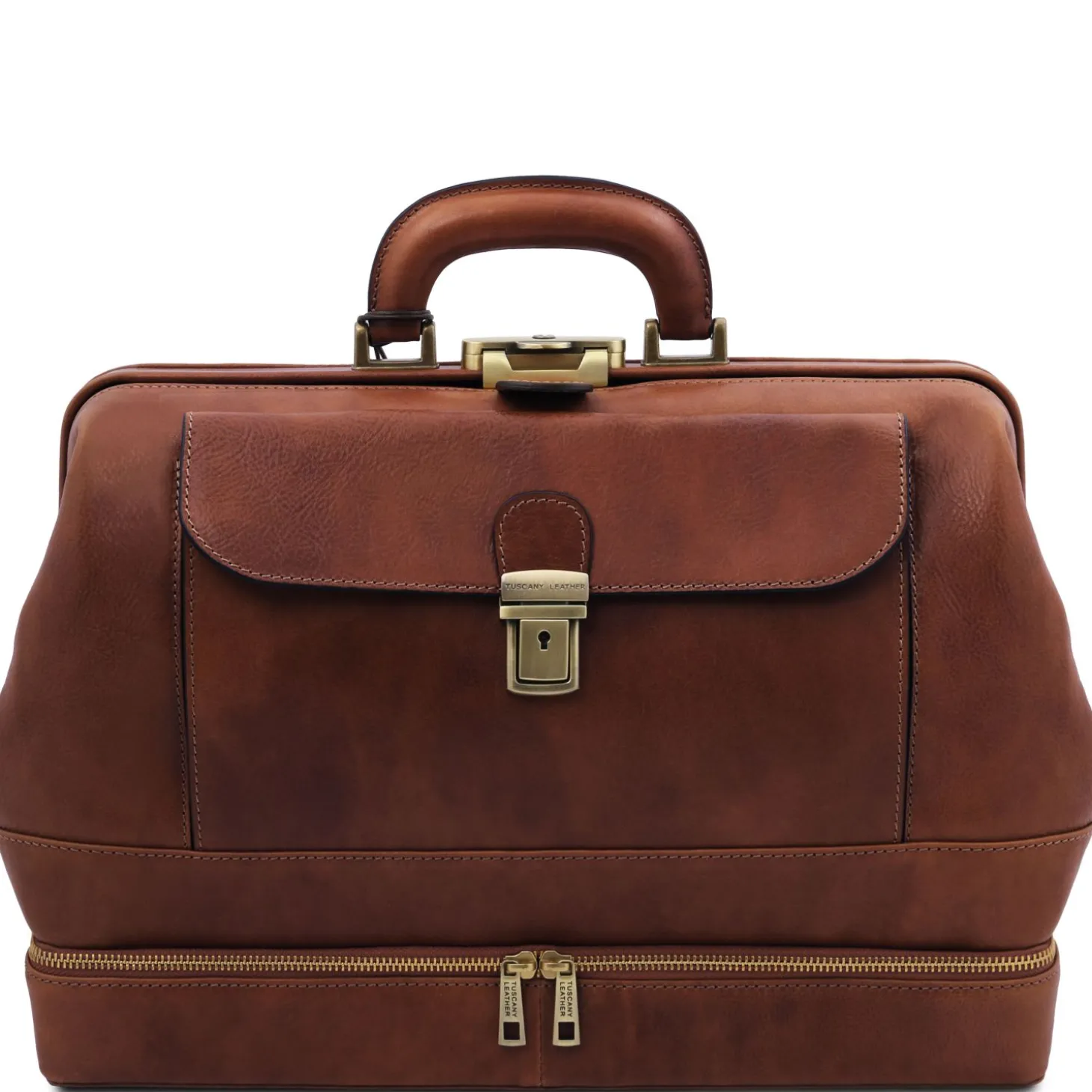 Exclusive Double-bottom Leather Doctor bag