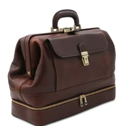 Exclusive Double-bottom Leather Doctor bag