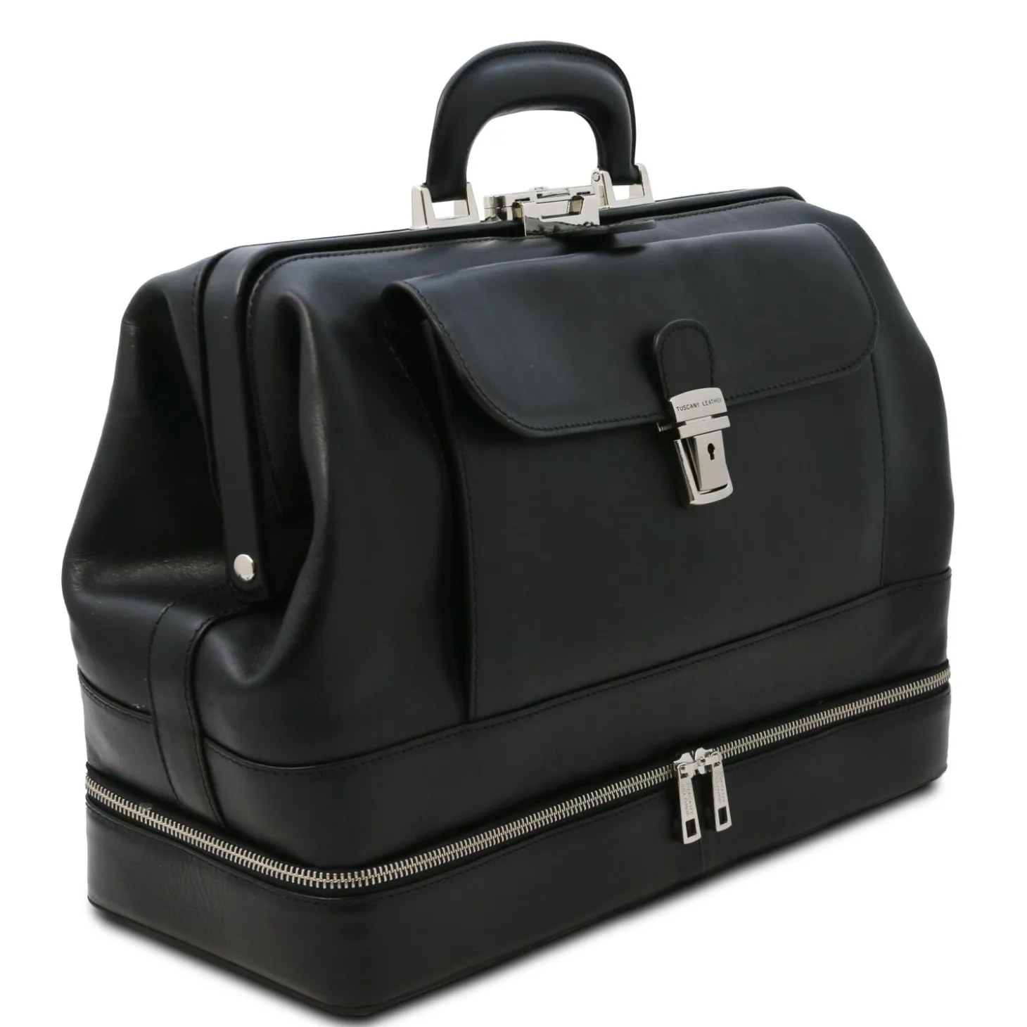 Exclusive Double-bottom Leather Doctor bag