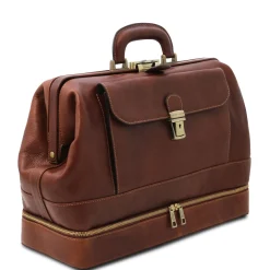 Exclusive Double-bottom Leather Doctor bag