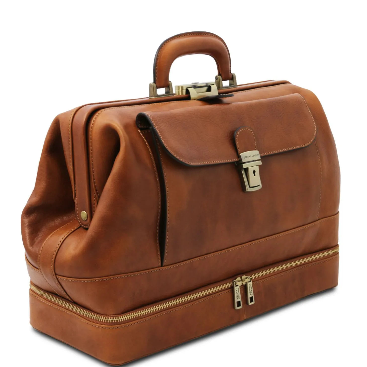 Exclusive Double-bottom Leather Doctor bag