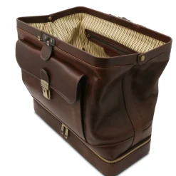 Exclusive Double-bottom Leather Doctor bag