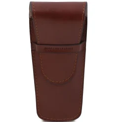 Exclusive Leather 2 Slots Pen/watch Holder