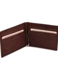 Exclusive Leather Card Holder With Money Clip