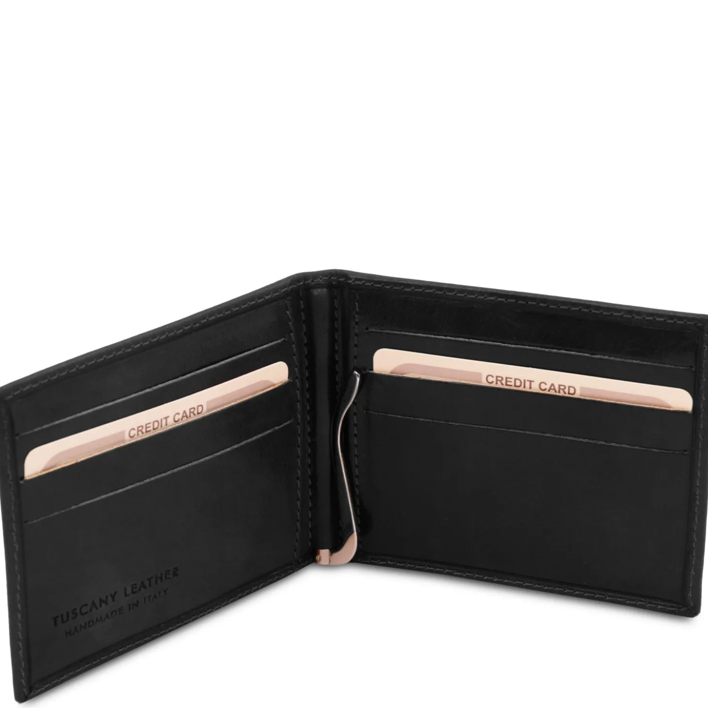 Exclusive Leather Card Holder With Money Clip