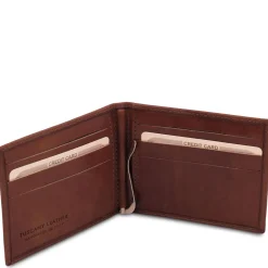 Exclusive Leather Card Holder With Money Clip