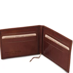 Exclusive Leather Card Holder With Money Clip