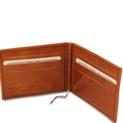 Exclusive Leather Card Holder With Money Clip