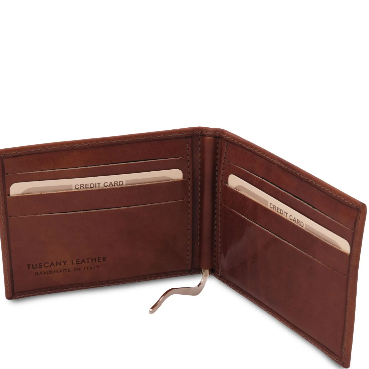 Exclusive Leather Card Holder With Money Clip