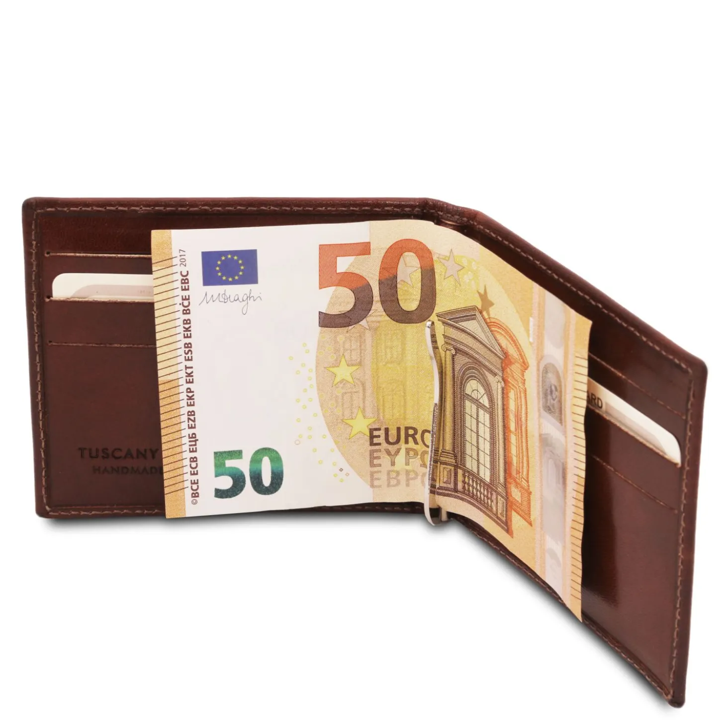 Exclusive Leather Card Holder With Money Clip
