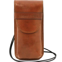 Exclusive Leather Eyeglasses/Smartphone Holder Large Size