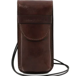Exclusive Leather Eyeglasses/Smartphone Holder Large Size