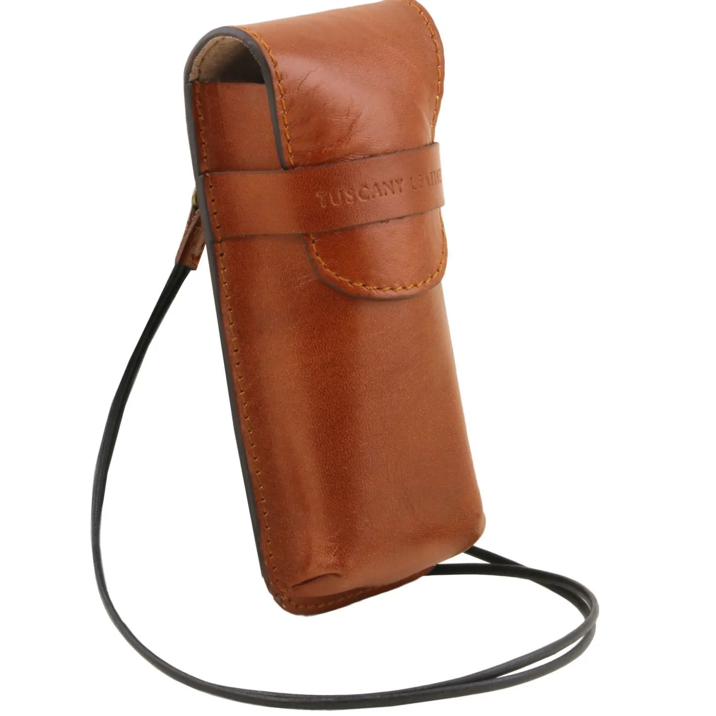 Exclusive Leather Eyeglasses/Smartphone Holder Large Size