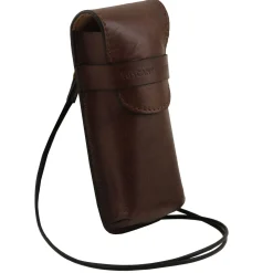 Exclusive Leather Eyeglasses/Smartphone Holder Large Size