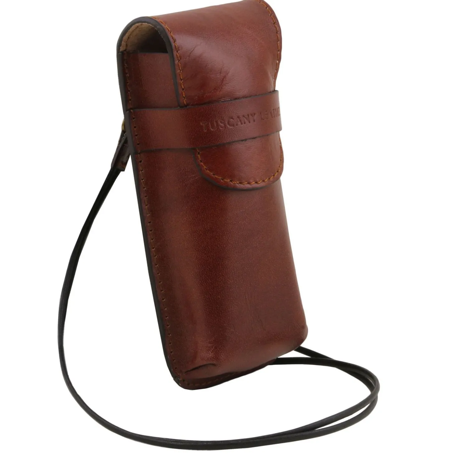 Exclusive Leather Eyeglasses/Smartphone Holder Large Size