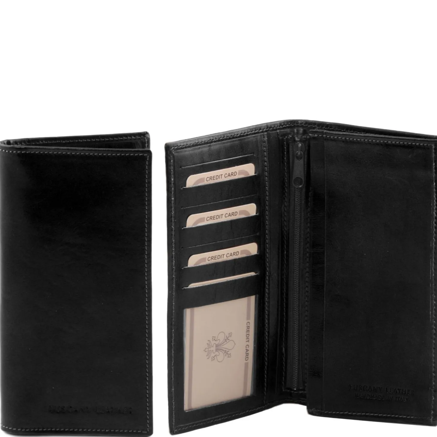 Exclusive Vertical 2 Fold Leather Wallet for men