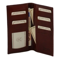 Exclusive Vertical 2 Fold Leather Wallet