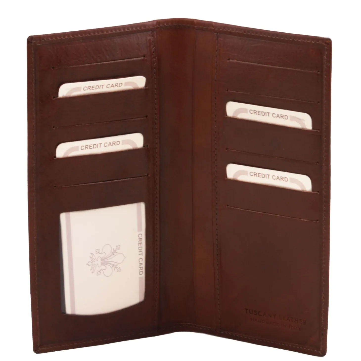 Exclusive Vertical 2 Fold Leather Wallet