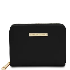 Exclusive zip Around Leather Wallet