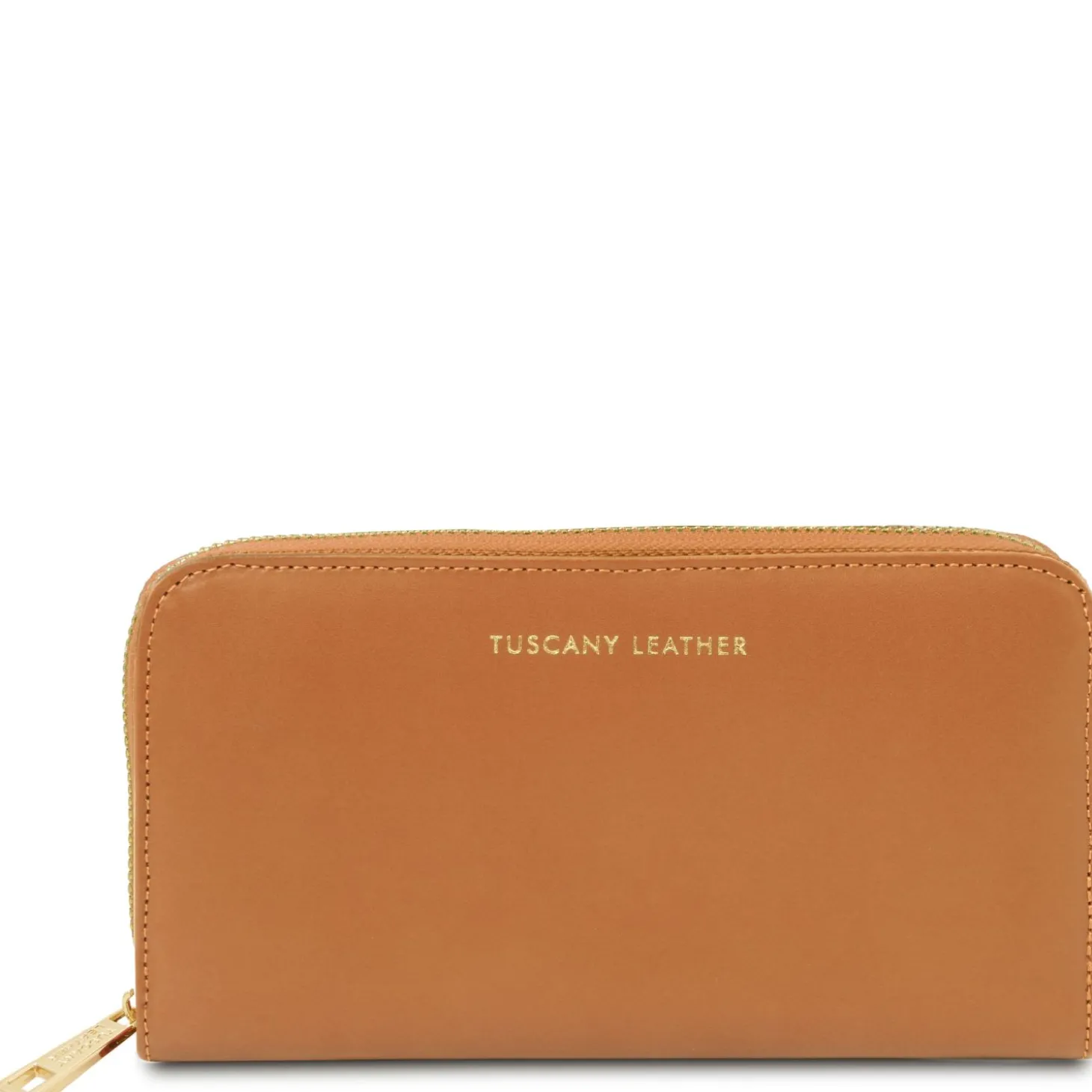 Exclusive zip Around Leather Wallet