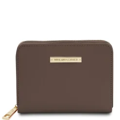 Exclusive zip Around Leather Wallet