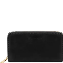 Exclusive zip Around Leather Wallet