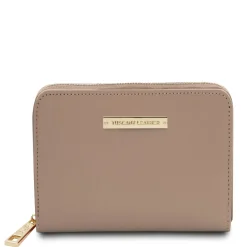 Exclusive zip Around Leather Wallet