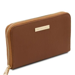 Exclusive zip Around Leather Wallet