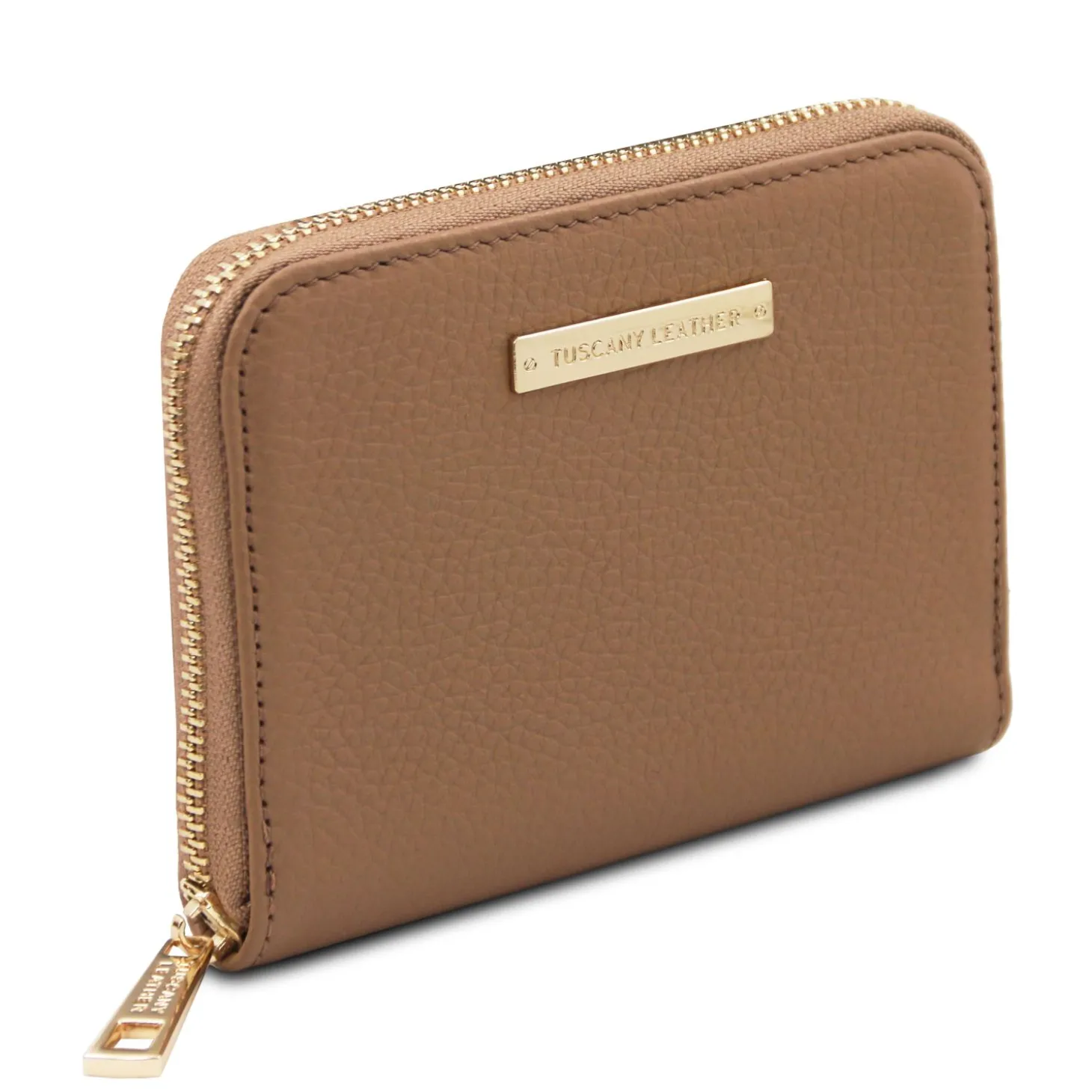 Exclusive zip Around Leather Wallet