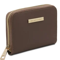 Exclusive zip Around Leather Wallet
