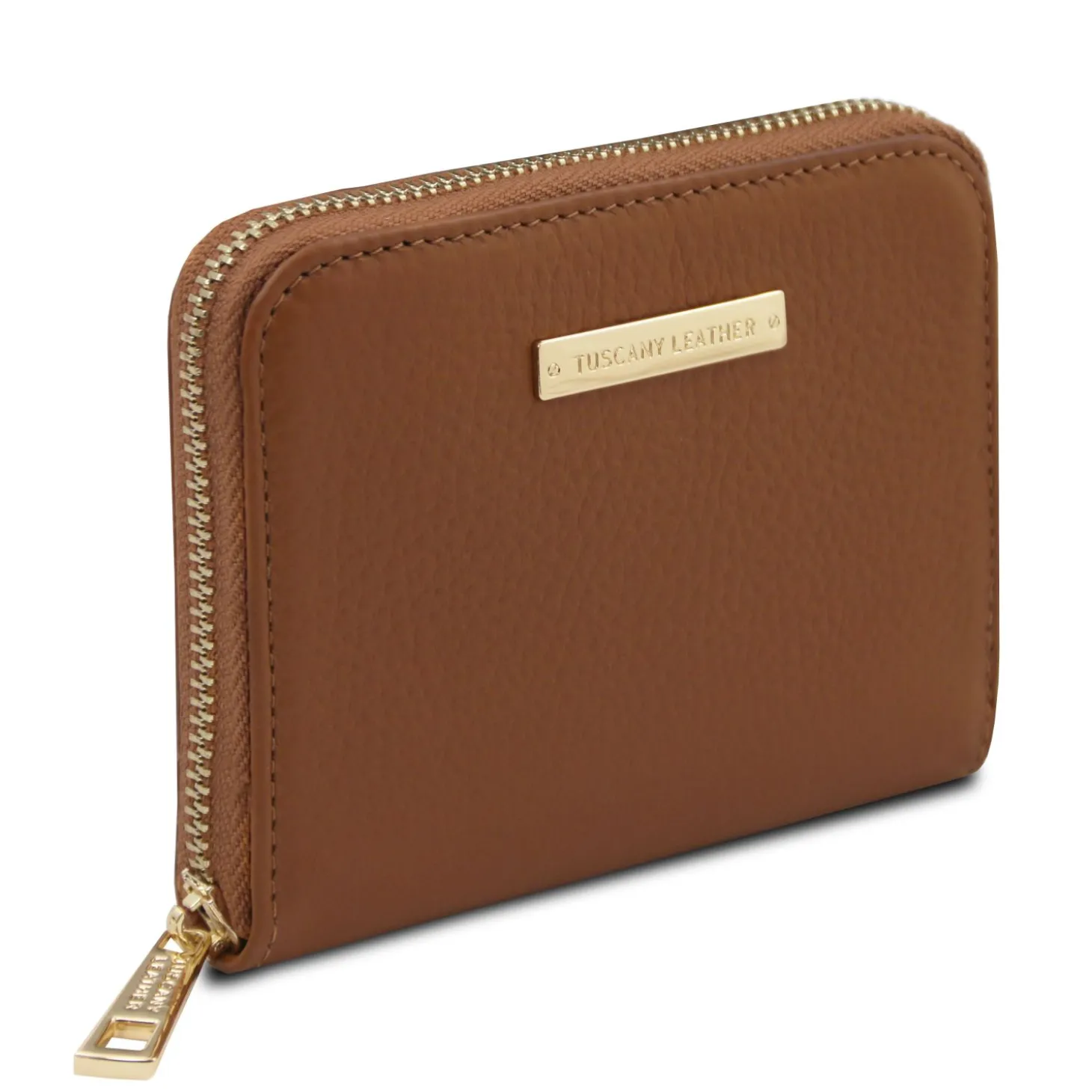 Exclusive zip Around Leather Wallet