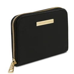 Exclusive zip Around Leather Wallet